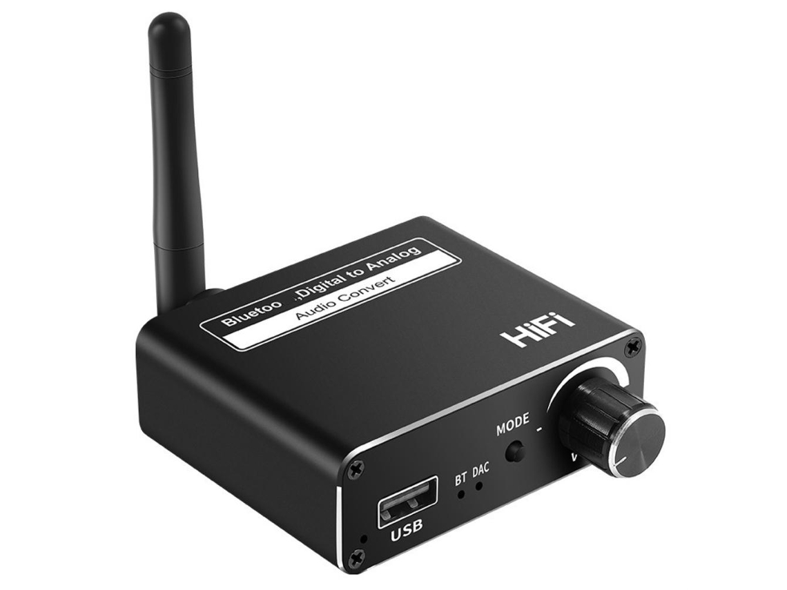 Receptor Bluetooth 5.0, Convertidor De Audio Digital A Analógico, Cable Coaxial De Fibra Óptica De 3,5 Mm