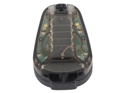 2026-linterna Para Casco Militar Luz Señal Supervivencia Impermeable Batería Deporte Al Aire Libre Base Negra Luz Verde