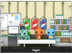 Figura Funko Pop! Moment Deluxe Pokémon Bulbasaur / Charmander / Squirtle 01 B.active