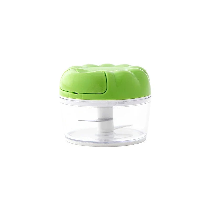 Mini Prensa De Ajo Manual (verde), Picadora Multifuncional De Verduras Y Carne, Fabricada En Acero Inoxidable Pp.