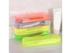 Recipiente Para Almacenamiento De Pasta De Diente Y Cepillo De Dientes Portátil Para Viaje Al Aire Libre Rosewell