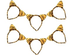 Lot De 6 Serrage-têtes Tigre Ajustables Pour Adultos Y Garçon Filles Accessoires Cosplay Animaux