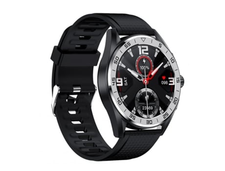 Smartwatch Pg339 Bluetooth con 1 Pantalla de 39 Pulgadas Impermeable Asistente de Voz Plata