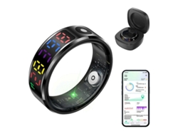 Anillo inteligente con monitor de frecuencia cardíaca y oxígeno en sangre, monitor de actividad física y sueño, IP68, Jinyubo Store
