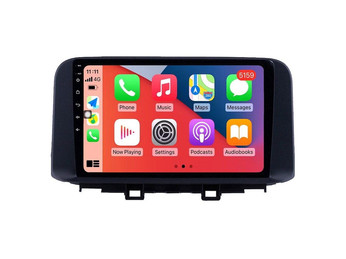 Coche Radio Android Auto Autoradio 8GB RAM 128G ROM CarPlay Navegación GPS Pantalla Táctil RoverOne para Hyundai Encino 2018 - 2019 