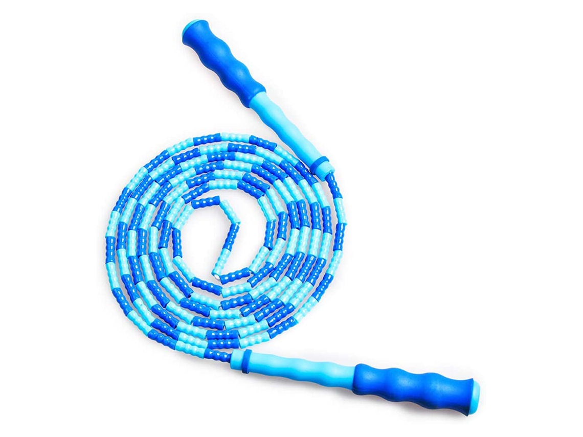 HYMNORA Cuerda de Saltar con Cuentas Ajustable, Ideal para Adultos y Niños, Cuerda Veloz sin Enredos para Boxeo, Ejercicio y Pérdida de Peso