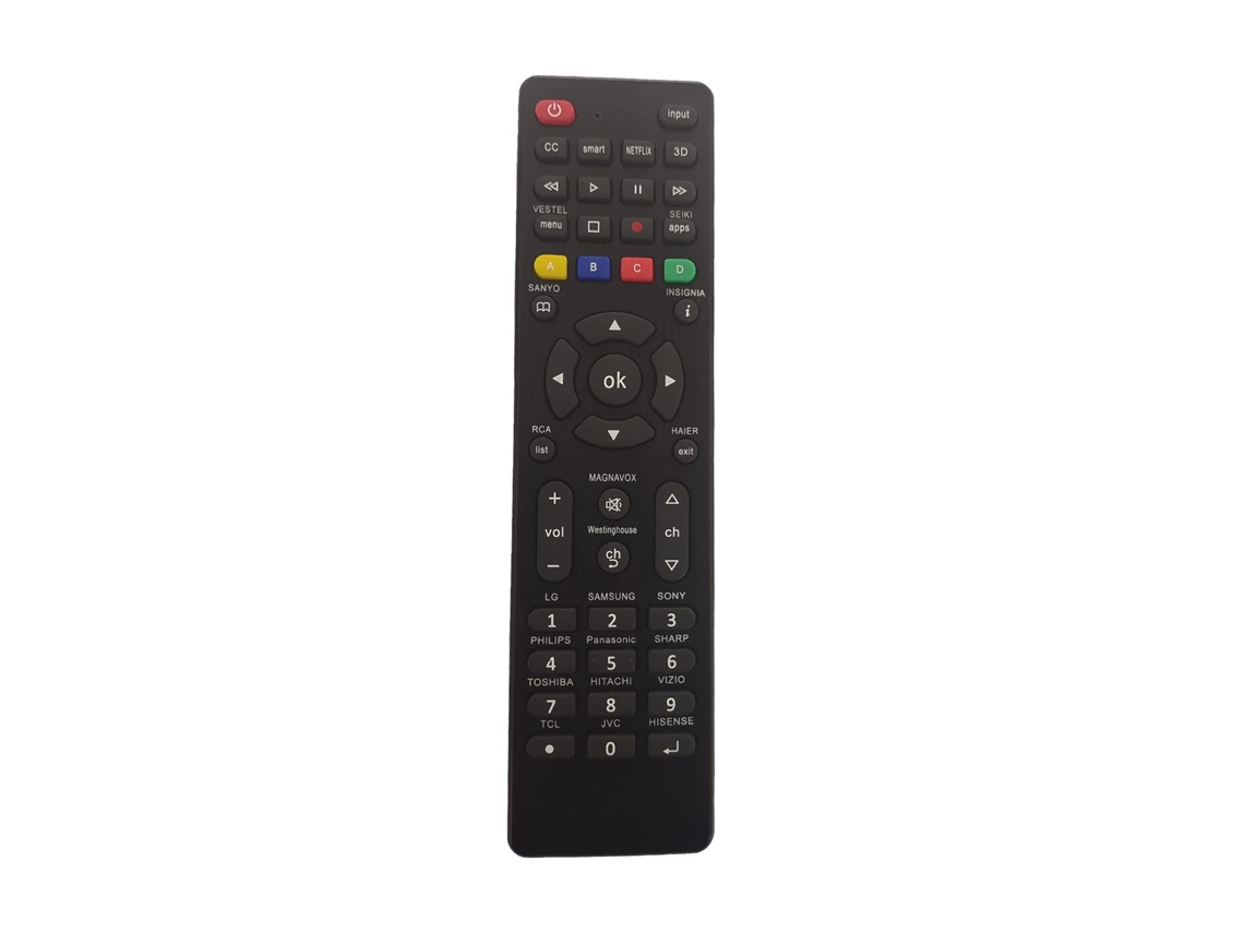 KOFIHETY Control remoto universal de TV de alta calidad, todo en uno, para Samsung, LG, TCL, Sony, Philips, Vizio, Sharp, Panasonic, Sanyo, JVC, Toshiba, Hisen