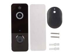 Cámara De Timbre Inteligente Wi-fi Hd Con Visión Nocturna Visible Y Resistencia Al Agua Ip65.