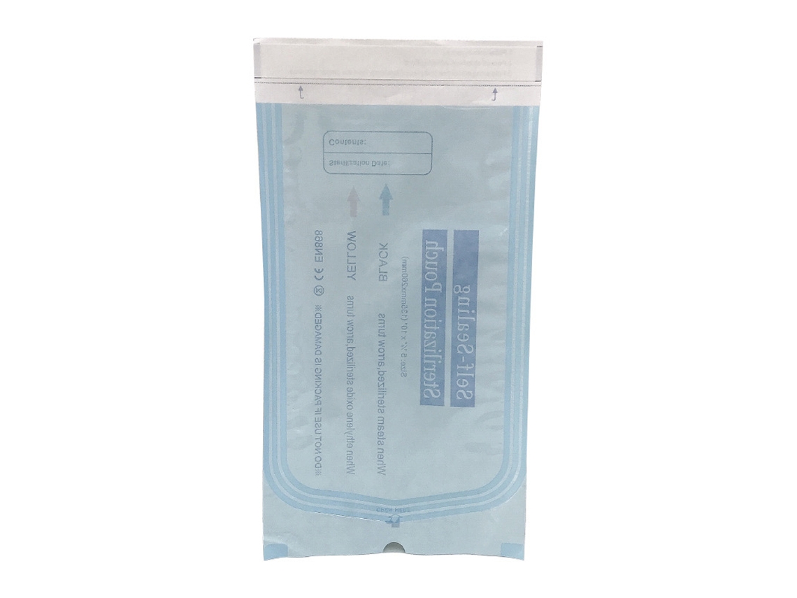 Papel de esterilización de grado médico, bolsas de esterilización autoselladas para odontología, instrumental médico, uso final en odontología, tatuajes, etc.