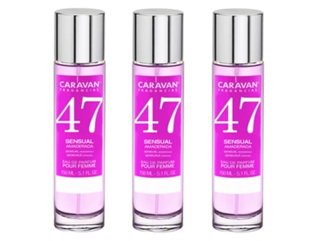 3x Perfume de Mujer Nº47 150ml CARAVAN