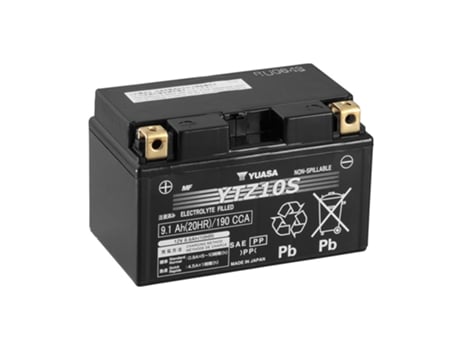 Batería de moto YUASA YTZ10S 12V 8.6AH