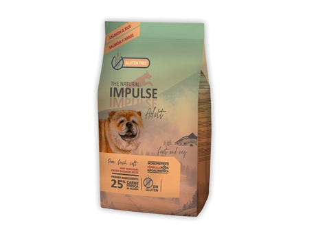 NATURAL IMPULSE Ração para Cães Salmão Saco 12 kg
