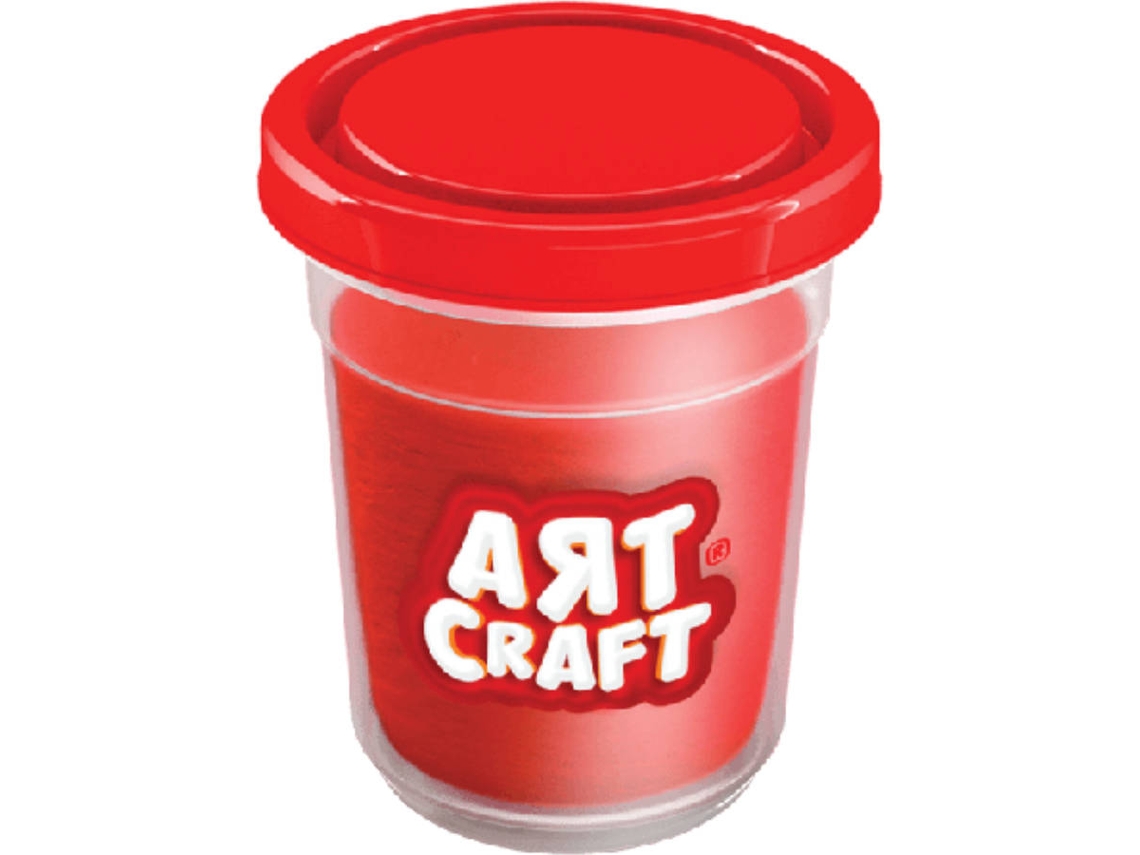 Plastilina ARTS&CRAFTS Single Dough Bote Individual (Rojo - 140 gr)