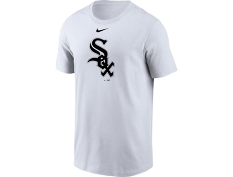 Camiseta de Manga Curta Mlb Chicago White Sox Large Logo Branco Xlnike