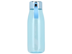 MEOIRUERY Vaso de Agua Portátil Simple para Exterior e Interior, Botella de Deporte 480ml (Azul)