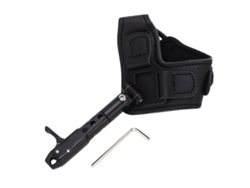 Dispositivo De Lanzamiento Para Arco Compuesto Con Gatillo De Longitud Ajustable, Accesorio Para Arco Con Polea Negra