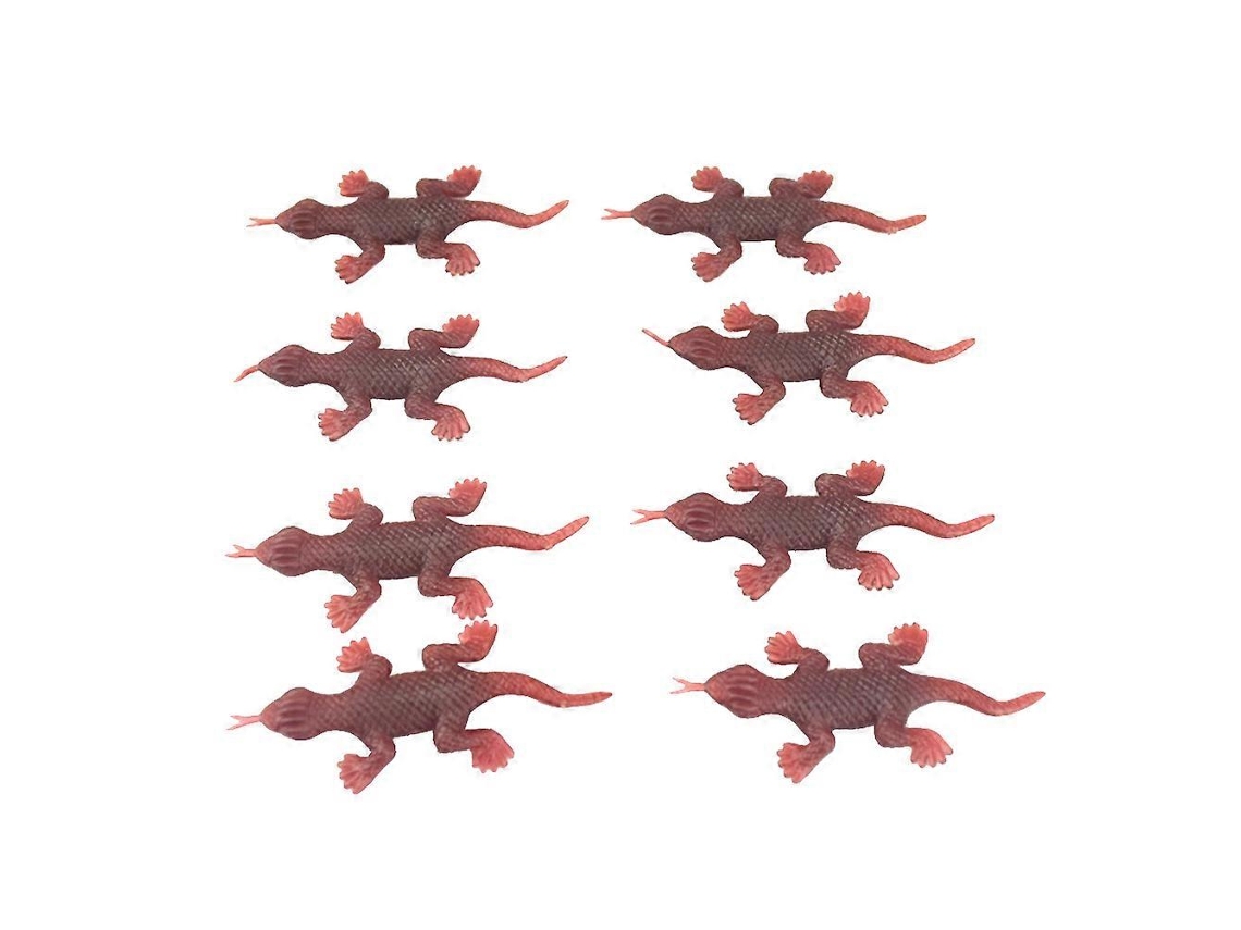 Gecko artificial de juguete para Halloween, 20 piezas, diseño realista, Rosewell