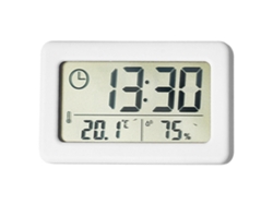 Reloj Simple y Ligero, con Temperatura y Humedad, Reloj Práctico Kofihety