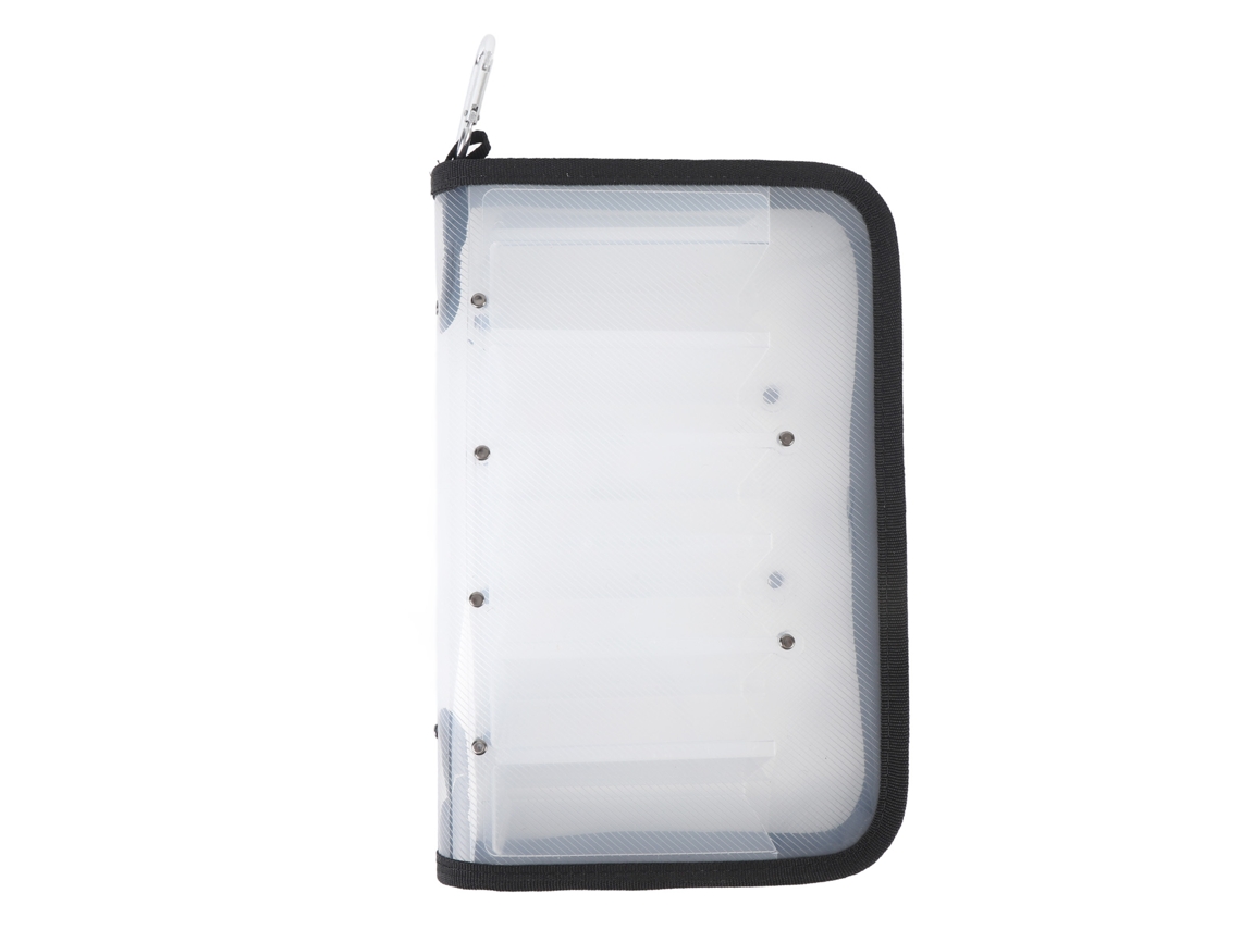 Bolsa De Cebo Para Pesca Transparente Portátil Resistente Al Agua 12 Compartimentos Con Gancho Estuche De Accesorios De Pesca