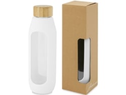 Botella De Vidrio Borosilicato Con Agarre De Silicona De 600 Ml "tidan"
