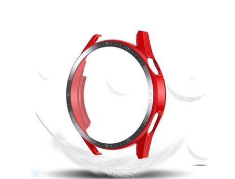 Huawei Watch GT 3 42 mm Parte a escala mate + Caja de reloj de vidrio templado (Rojo)