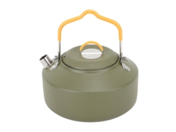 Bule De Camping De Aço Inoxidável Resistente Ao Calor 1l Com Alça Plegável Para Viagem E Piquenique
