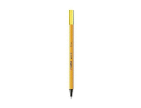 Marcador amarillo neón Stabilo Point Fiber Tip 88