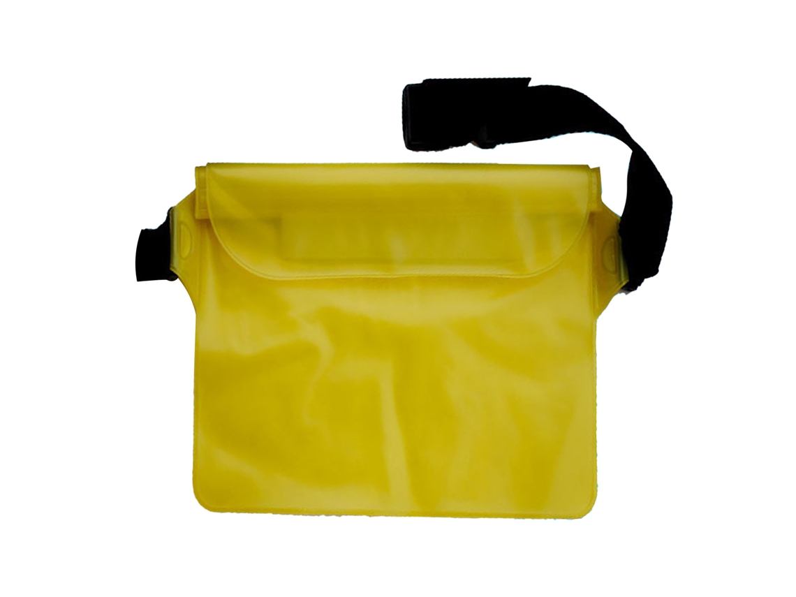 2026rebe-bolsa Impermeable Con Correa Cintura Pvc Triple Sellado Mochila Fanny Pack Bolsa Seca Teléfono Táctil Para Playa Bote Natación Kayak Amarillo