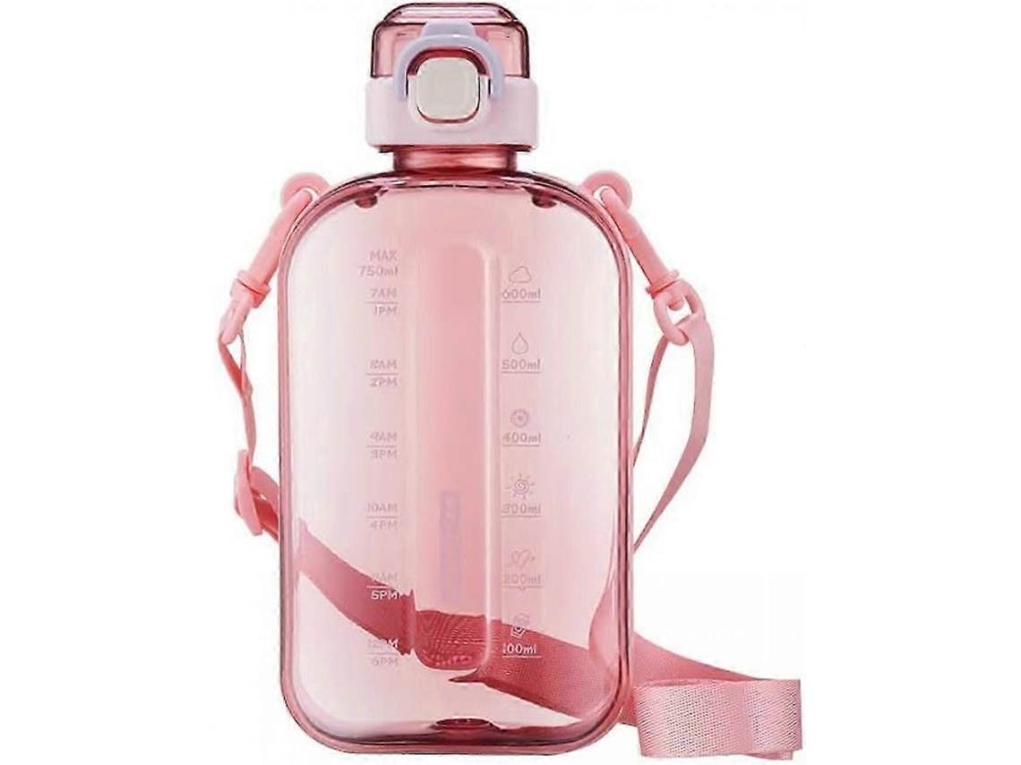 Botella Deportiva A Prueba De Fugas, 750 Ml, Sin Bpa, Ideal Para Academia Rosewell (rosa)