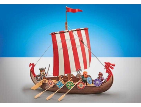 PLAYMOBIL: Barco viking (Edad Minima: 3 años - 30 piezas)