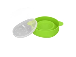 Máquina Para Hacer Palomitas De Maíz En Microondas, De Silicona Plegable Apta Para Uso Alimentario, Con Tapa Y Asa, Resistente A Altas Temperaturas.