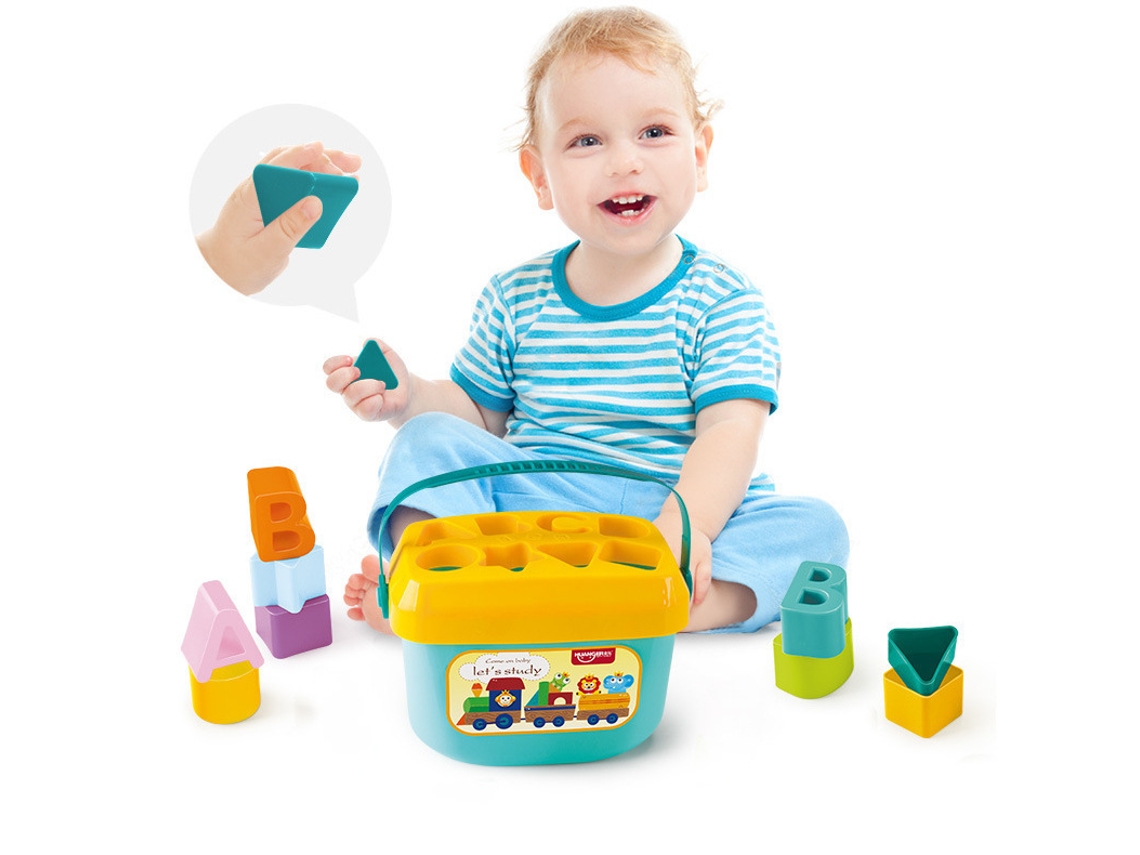 Juguete Educativo De Encaje Para Bebés Con Letras Y Formas, Con Caja De Almacenamiento