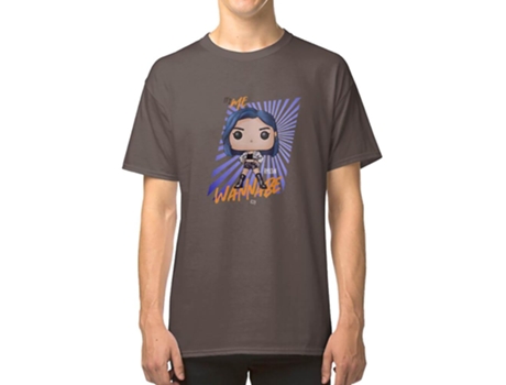 Camiseta ROCKINSTONE Itzy Ryujin Funko Pop Wannabe Itz Algodón para Hombre (XL - Gris)
