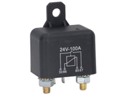 Relé De Arranque De Solenoide De Latón De 4 Pines Y 100 A Para Cortacésped Automotriz De 24 V Cc