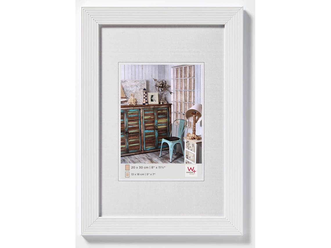 Marco de fotos grado marco de madera tamaño 50X70 cm blanco MY PERFECT DESIGN