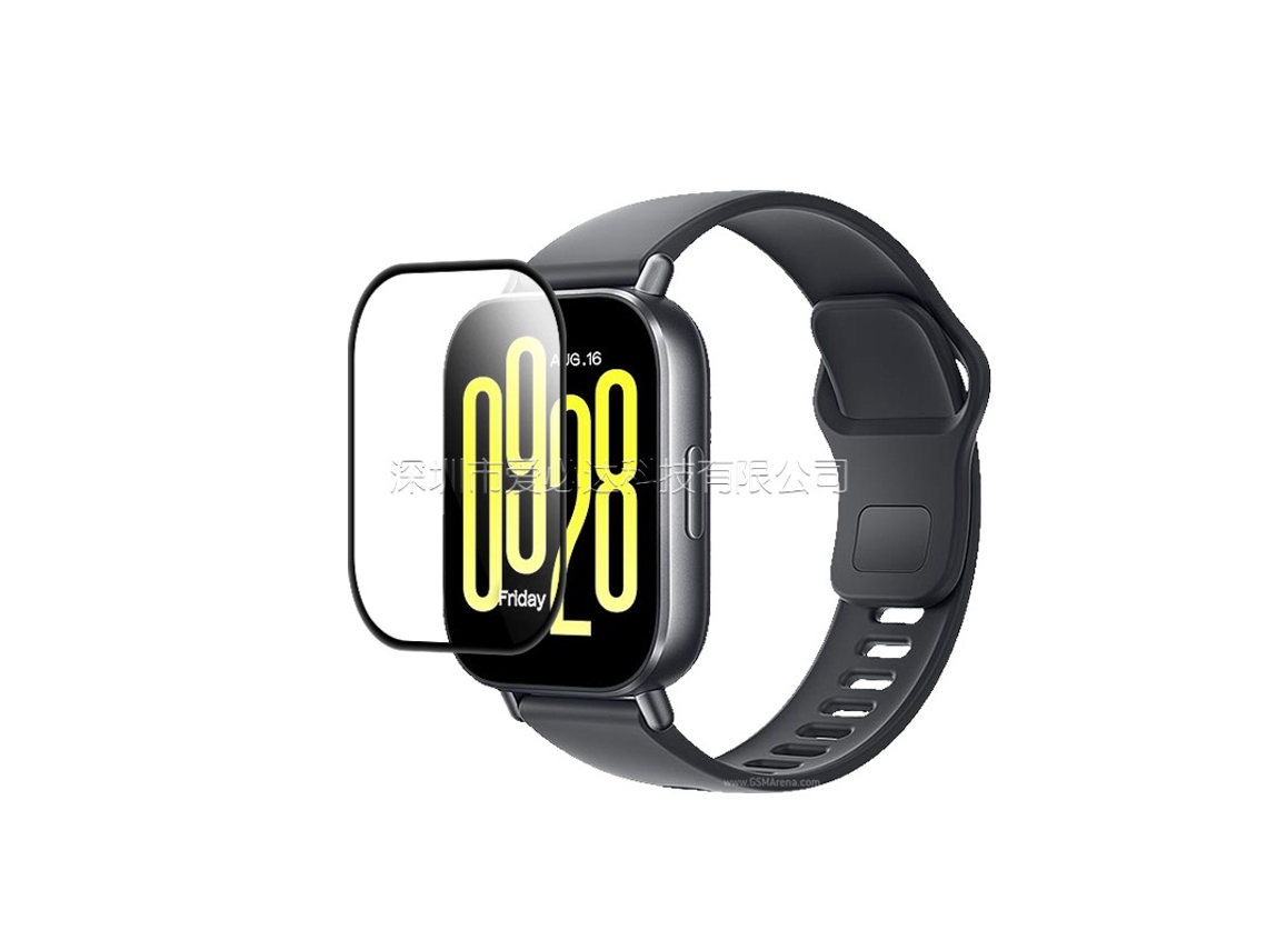 Redmi Watch 5 Active, chip expuesto con película de hidrogel
