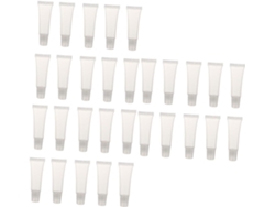 Conjunto De 60 Tubos De Brilho Labial E Recipientes Cosméticos Para Amostras De Protetor Solar E Loção.