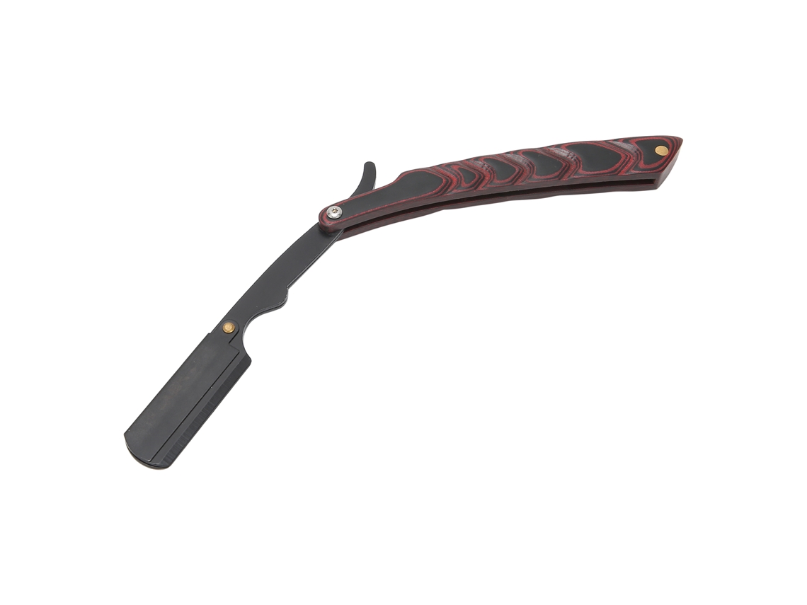 Navaja Recta De Acero Inoxidable Plegable Retro Para Afeitar Hombres Sin Hoja