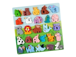 Rompecabezas de animales con letras del alfabeto, Slowmoose