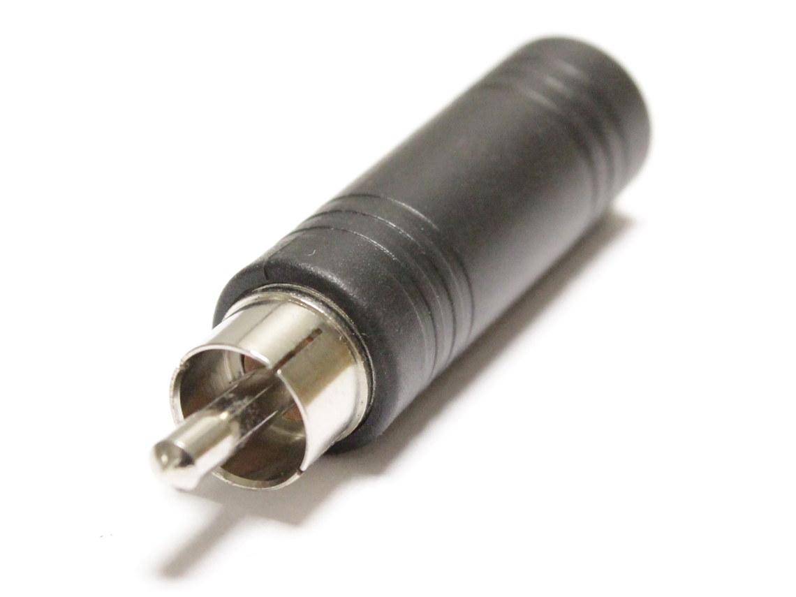 Adaptador de Áudio BEMATIK Stereo 6,3 milímetros jack TRS-a-Hembra-macho 1XRCA