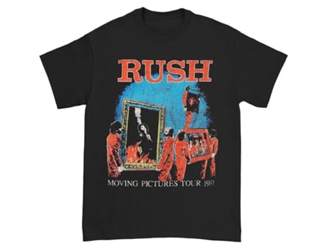 Camiseta ROCKINSTONE Rush Moving Pictures Tour (L)