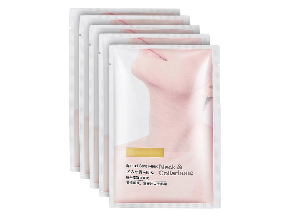 Mascarilla para el cuello con extracto de caracol. Hidrata, nutre, combate las arrugas y tonifica la piel. Vante
