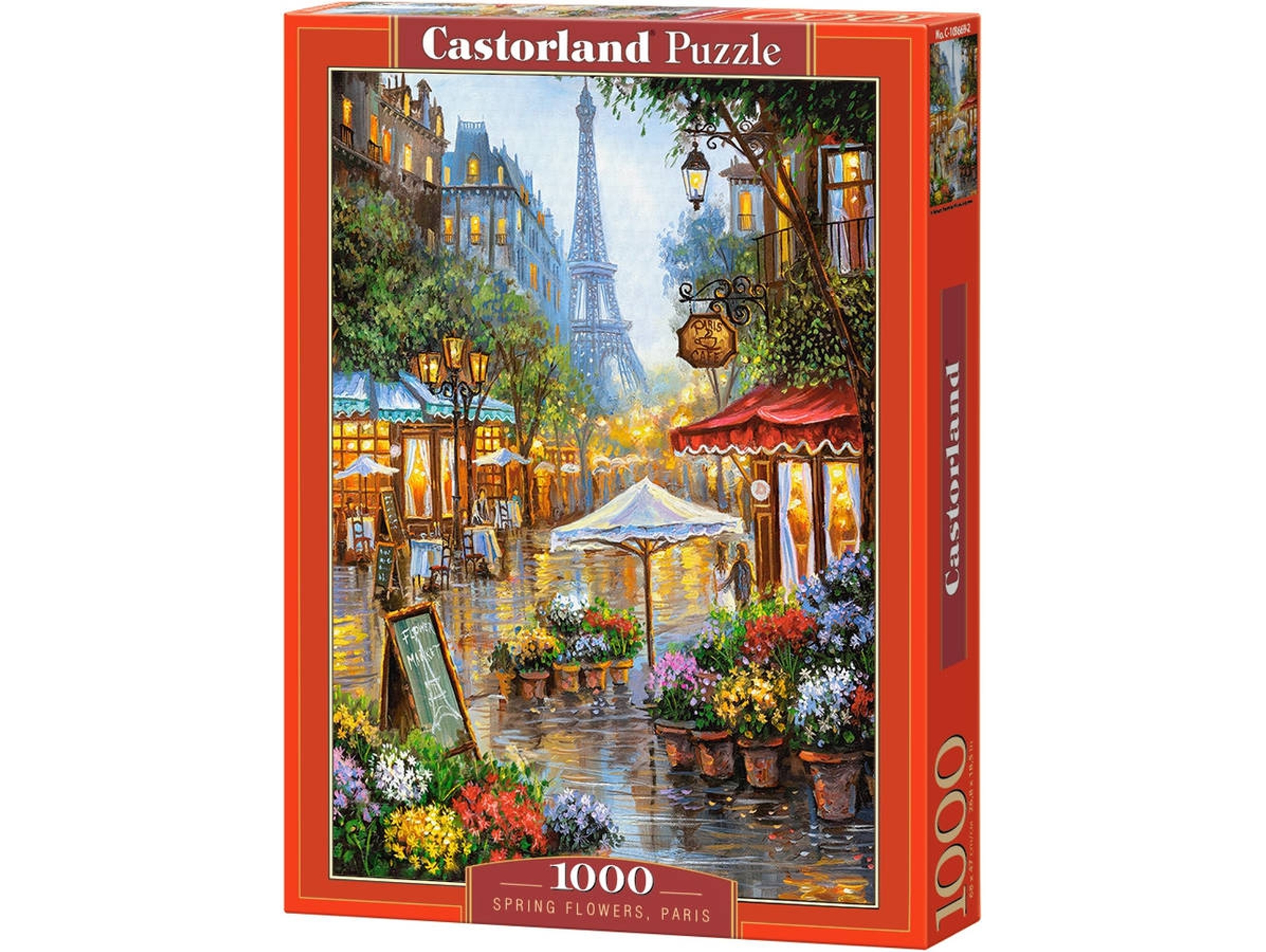 Puzzle CASTORLAND Spring Flowers, Paris (1000 Piezas)