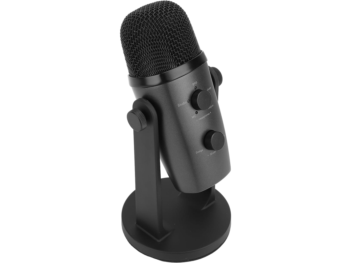 Micrófono De Condensador Usb Profesional Con Soporte Antichoque, Función