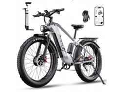 Bicicleta eléctrica Duotts F26 de 1500 W, 55 km/h, 120 km, 48 V, 20 Ah, 264,0 W, neumáticos anchos (48 V, 750 W²)