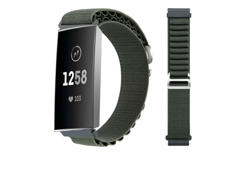 Correa Alpine G-Hook Ajustable Fitbit by Google Charge 3 Verde