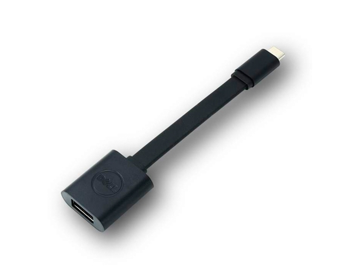 Cable DELL 470-Abne USB 0.132m USB 3.2 Gen 1 3.1 Gen 1 USB C USB a Negro