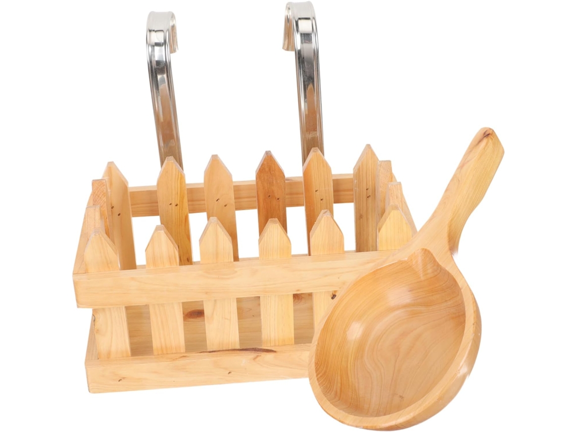 1 Juego De Cestas Colgantes De Madera Para Gel.