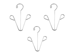 Zapatero De Acero Inoxidable Para Secar, Multiusos Para Balcón Y Armario (3 Pa Vmw)