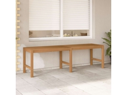 Banco de jardín de 150 cm de madera maciza de teca Dkd Home Decor